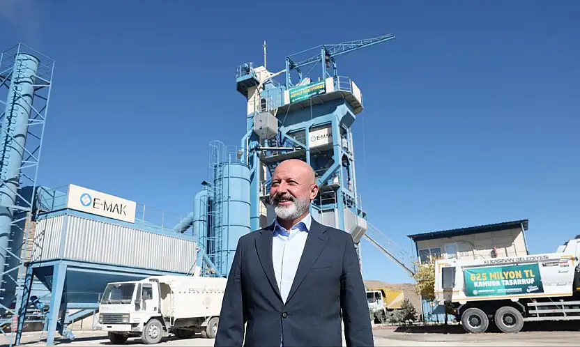 Kocasinan, asfalt üretimiyle 625 milyon TL tasarruf etti