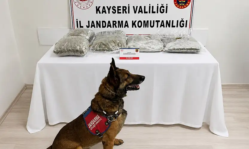 Kocasinan'da 5 Kilo Kubar Esrar Ele Geçirildi