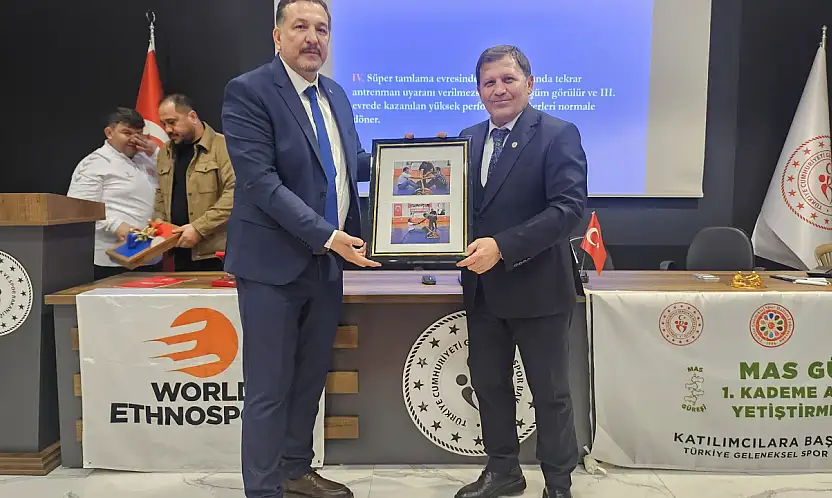 Mas güreşi kursu Kayseri'de yapıldı