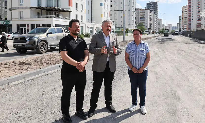 Melikgazi Belediyesi'nden Yıldırım Beyazıt Mahallesi'ne Yeni Yol