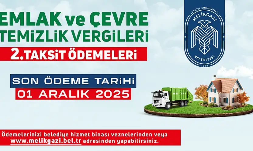 Melikgazi'de vergi ödemeleri başladı