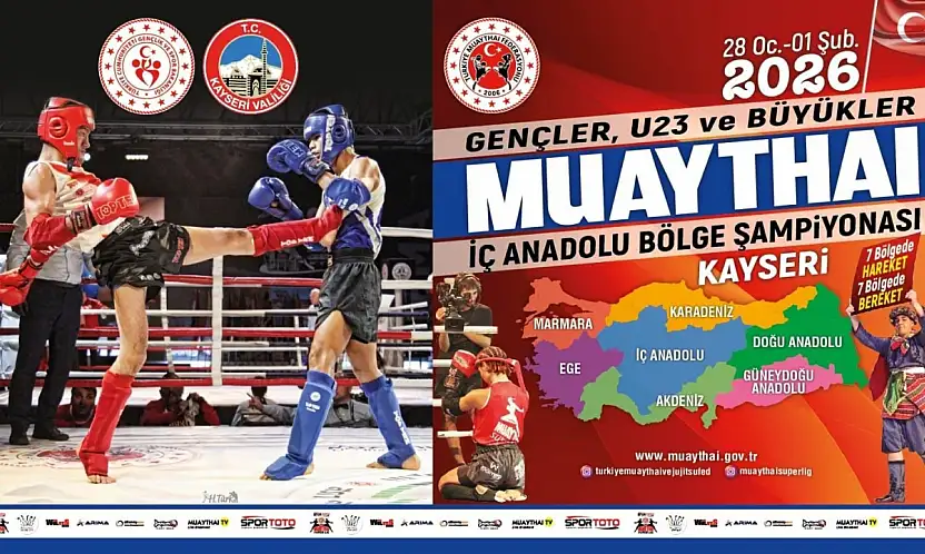 Muay Thai İç Anadolu Şampiyonası Kayseri'de