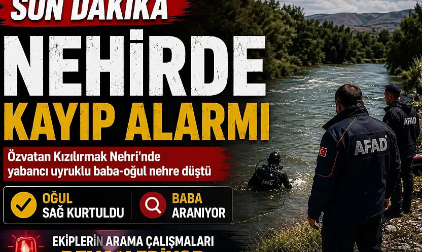 Nehirde Kayıp Alarmı