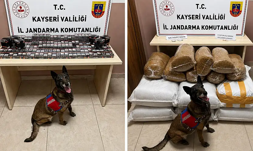 Pınarbaşı'nda Kaçak Tütün ve Uyuşturucu Operasyonu