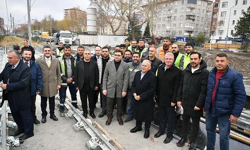 Raylı sistem çalışmaları tamamlandı