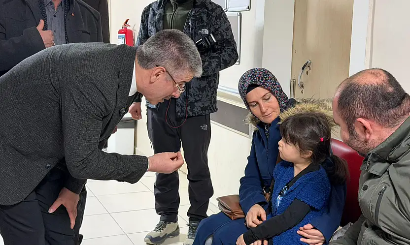 Şaban Çopuroğlu İncesu Devlet Hastanesi'ni ziyaret etti