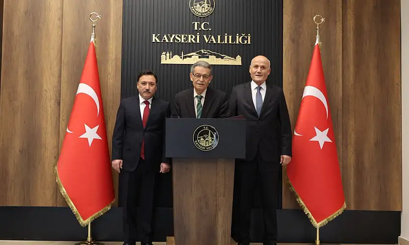 Sami Güçlü ve Mevlüt Bilici'den Vali Gökmen Çiçek'e ziyaret