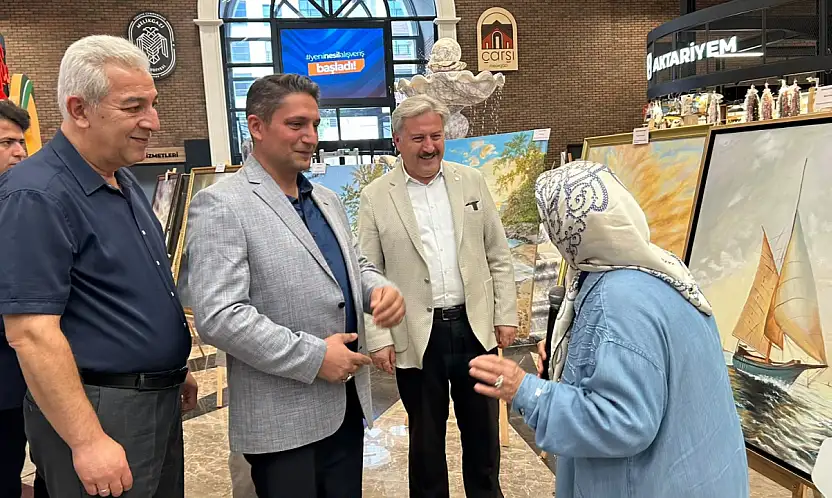 Sanat Melikgazi Kursiyerlerinin Eserleri Sergilendi