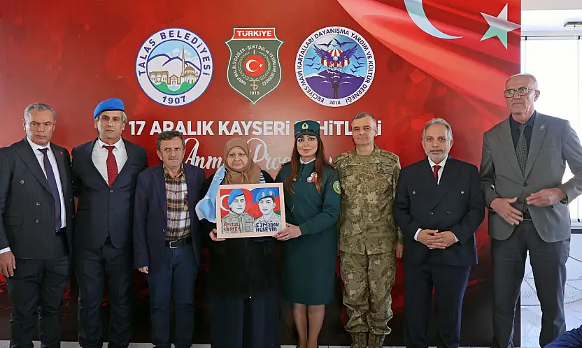 Şehit aileleri ve gaziler Talas'ta buluştu