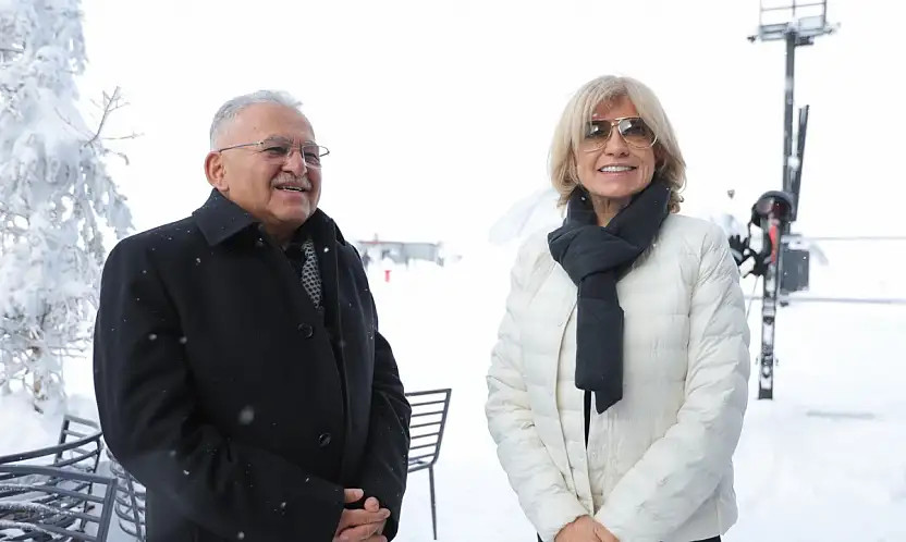 Tansu Çiller Erciyes'te ağırlandı