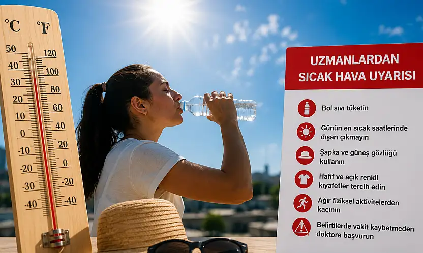 Uzmanlardan Yaz Sıcağı Uyarısı: Sıvı Tüketimini İhmal Etmeyin