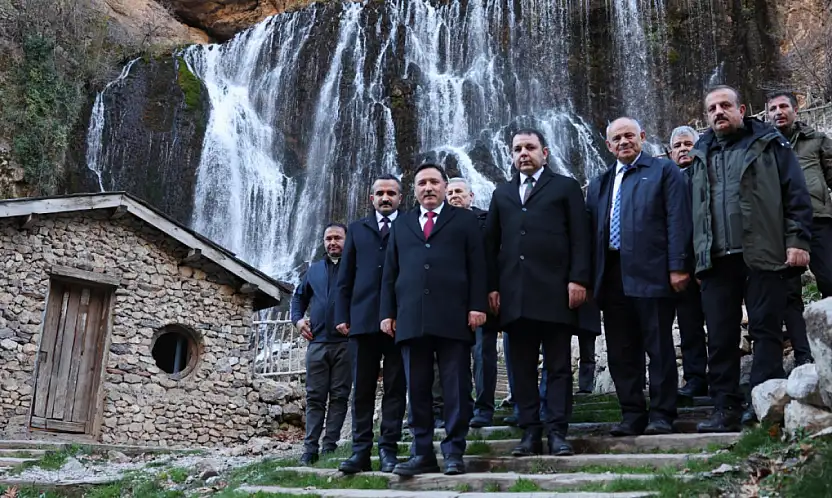 Vali Çiçek, Yahyalı Kapuzbaşı Şelaleleri'ni ziyaret etti