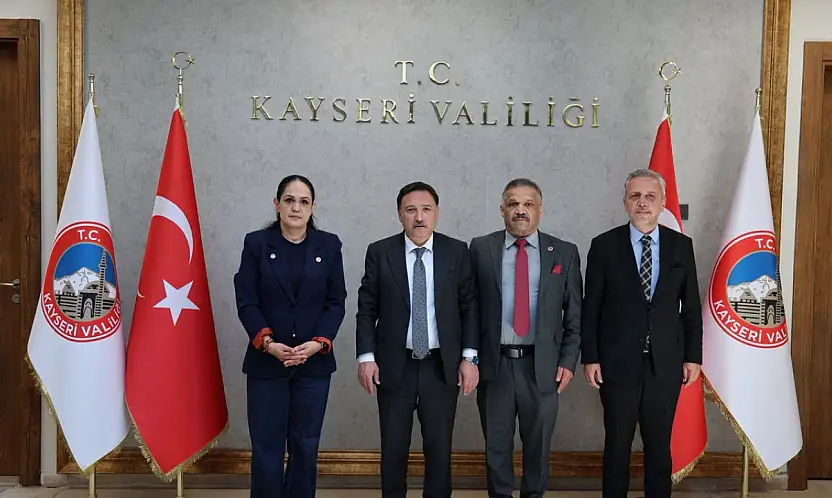 Vali Gökmen Çiçek, Kayserili iş dünyası temsilcilerini kabul etti