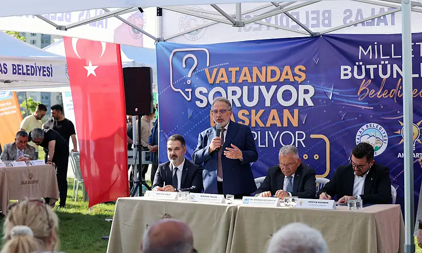 Vatandaş Soruyor Başkanlar Cevaplıyor Programı Talas'ta Başladı